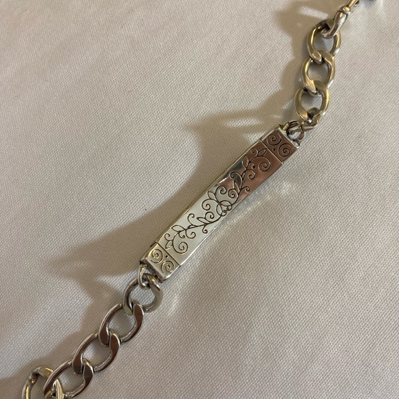Brighton Friends Embellished Silver Tone Chain Bracelet - Picture 8 of 11